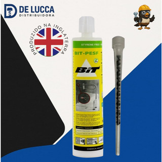 Chumbador Químico Bucha Química Epóxi Alto Desempenho concreto barra rosca vergalhão 300ml / 430 Gr