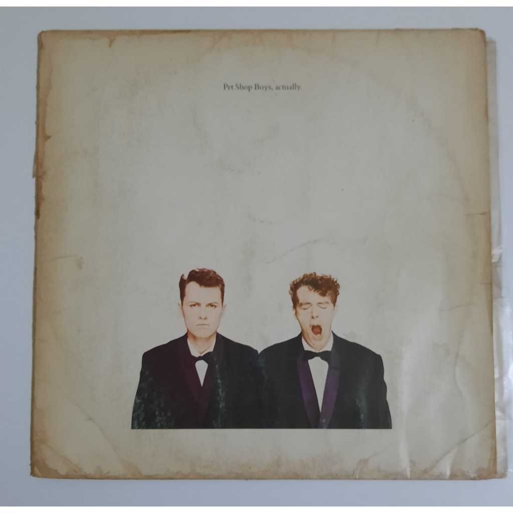 LP VINIL - PET SHOP BOYS - ACTUALLY - 1987 - VER A DESCRIÇÃO