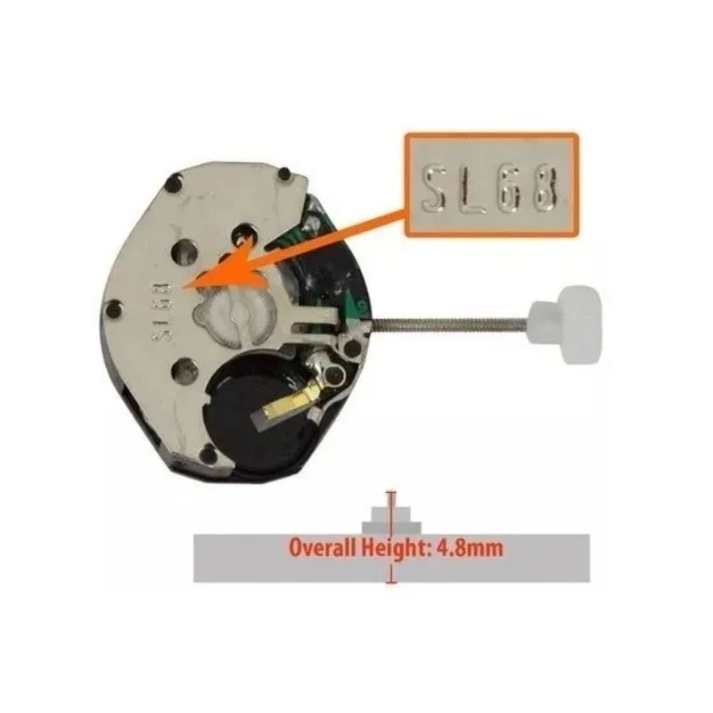 Maquina Para Relógios Quartz Latinha Sl68