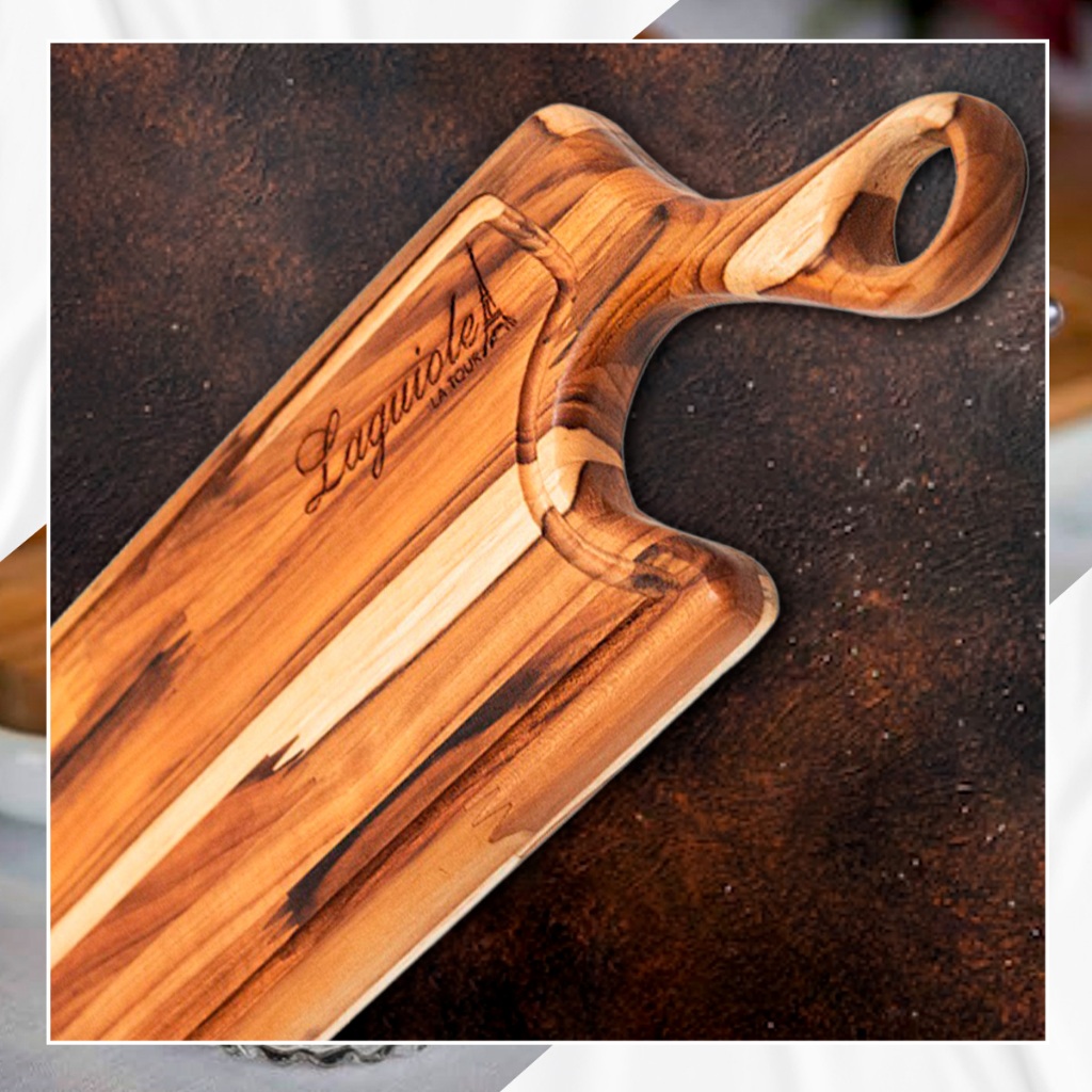 Tábua De Corte Madeira Churrasco Uso Profissional Linha Premium Laguiole - La Tour