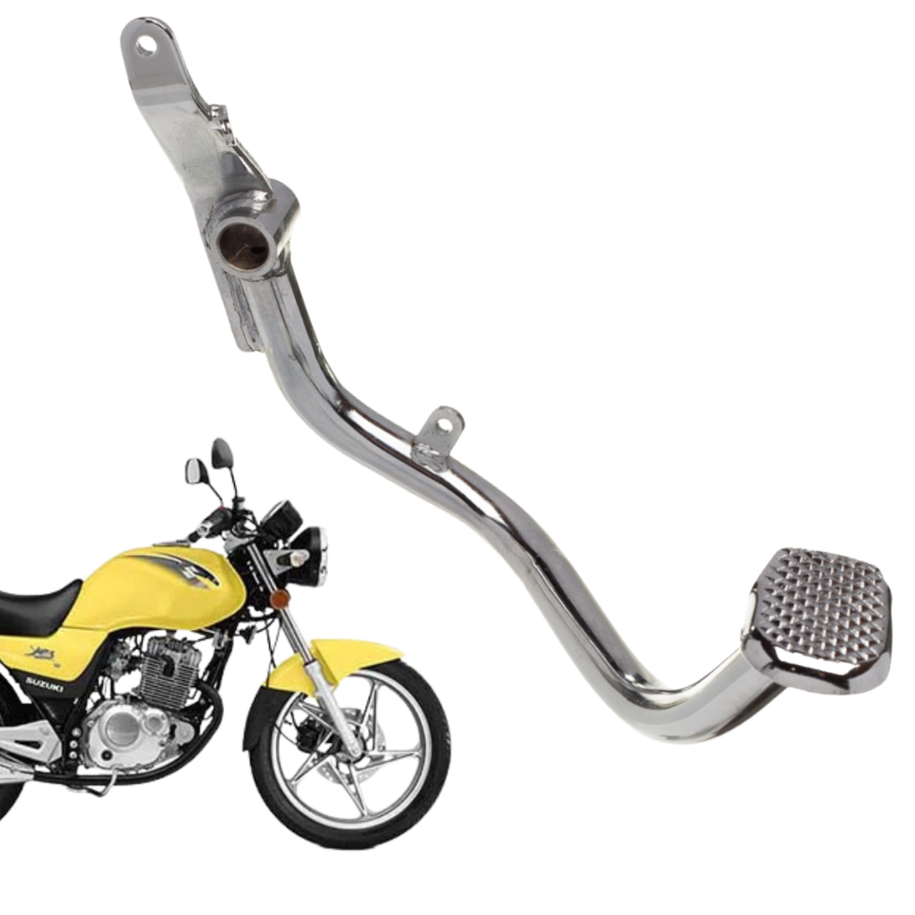 Pedal De Freio Cromado Modelo Original Moto Suzuki Yes 125 Todos Os Anos em Oferta na Shopee