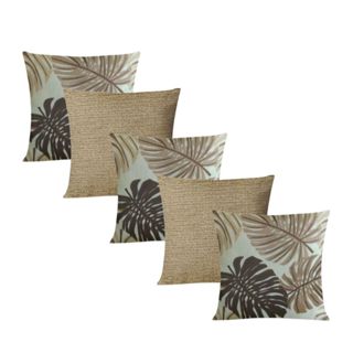Kit 5 Almofadas Decorativas Sem Enchimento 48x48cm Com Zíper Invisível em Oferta na Shopee