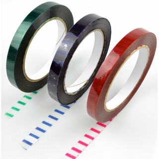 20 ROLOS DE FITA ZEBRADA PARA LACRADORA DE SACOLAS VERMELHO em Oferta na Shopee