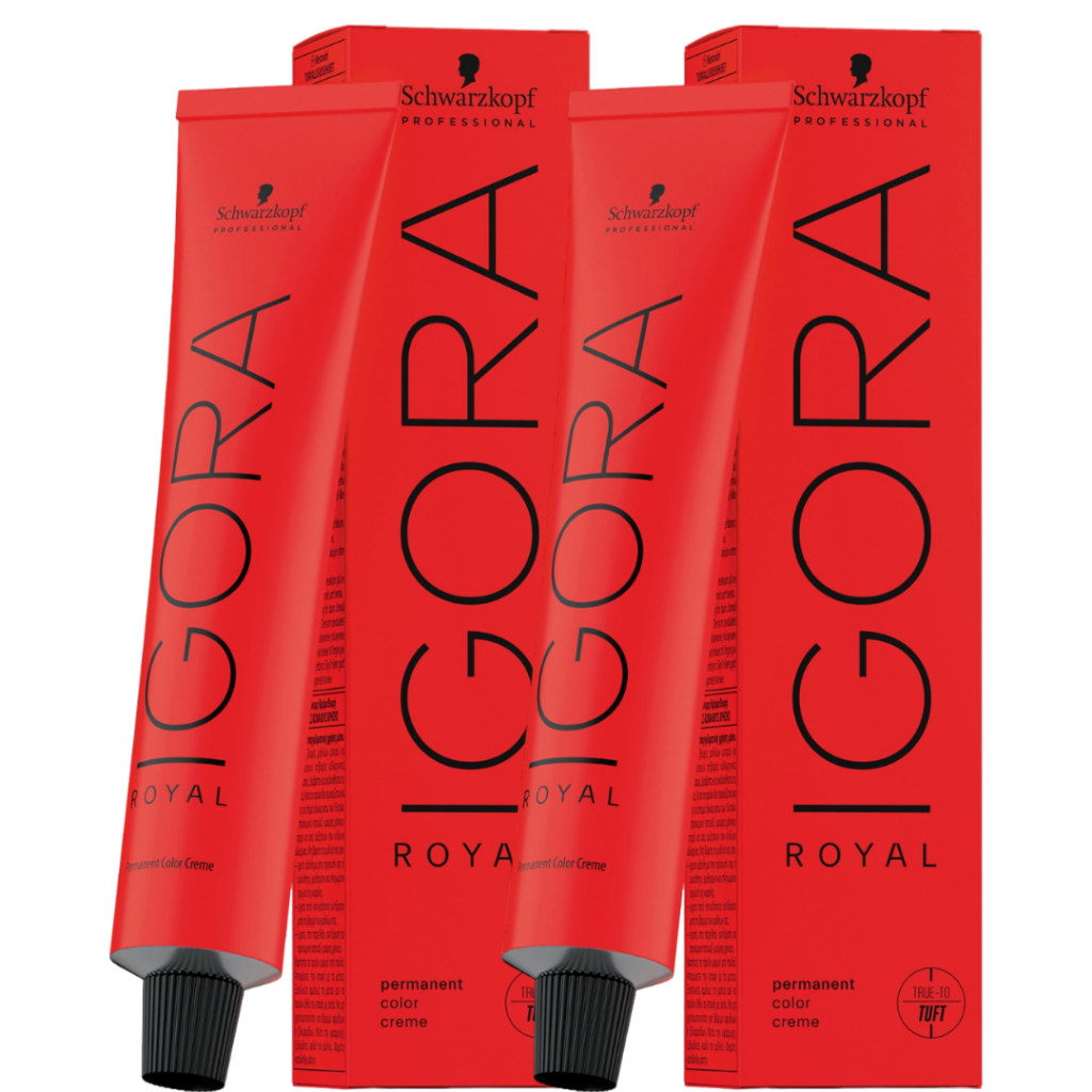 2 Colorações Schwarzkopf Igora Royal Tintura 1-1 60g PRETO AZULADO em Oferta na Shopee