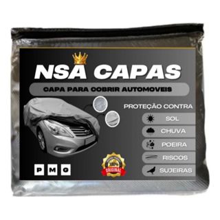 Capa Cobrir Carro Forrada 100% Impermeável Protege Sol Chuva Poeira NSA em Oferta na Shopee