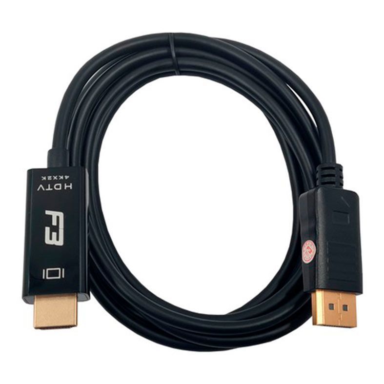 Cabo Adaptador F3 Displayport para HDMI 1.8metros, JC-CB-DMI18 - detalhe