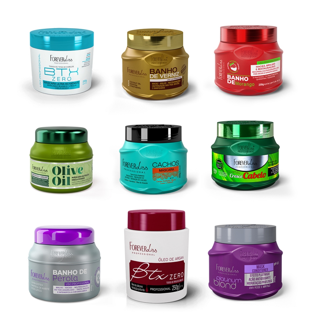 Máscaras Para Cabelo 250g Forever Liss em Oferta na Shopee