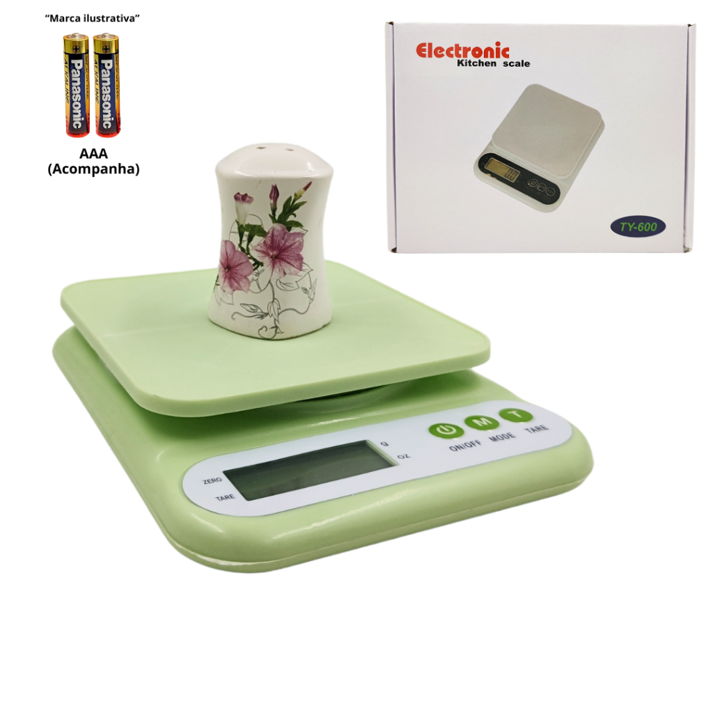 Balança de Cozinha 10kg Alta Precisão LDC TY-600