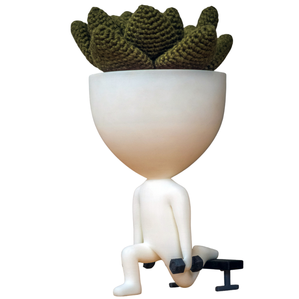 Vaso sulenta vaso decorativo musculação afundo no banco em Oferta na Shopee