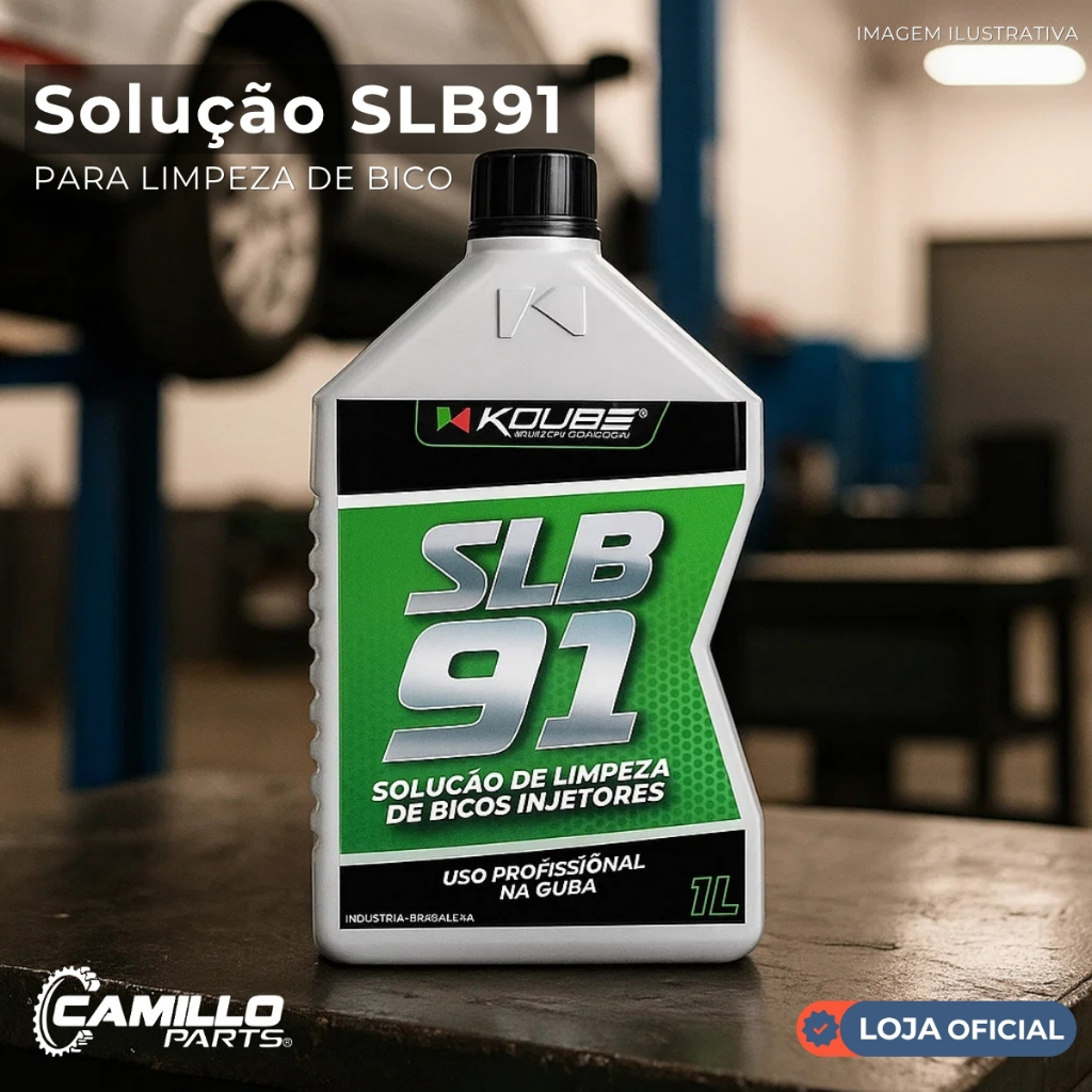 Solução SLB91 Koube 1L Limpeza de Bicos Injetores Flex e Diesel para Cuba de Ultrassom em Oferta na Shopee