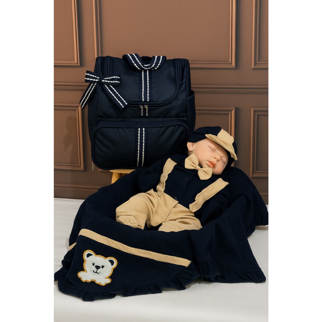 kit de Saída Maternidade com Mochila Multifuncional Para Bebê em Oferta na Shopee