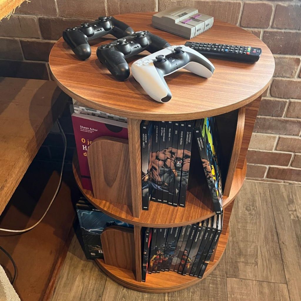 Estante Prateleira Giratória Organizador Livro Brinquedo Decoração e Infantil em Oferta na Shopee