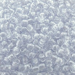 Miçanga  Terere barril transparente 10mm - 100 peças