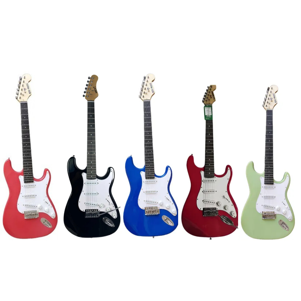 GUITARRA STRATOCASTER RED MUSIC LANÇAMENTO