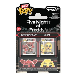 FUNKO BITTY POP FIVE NIGHTS AT FREDDY'S - CHICA & FOXY PIRATE 2-PACK (88919) NOVO ORIGINAL