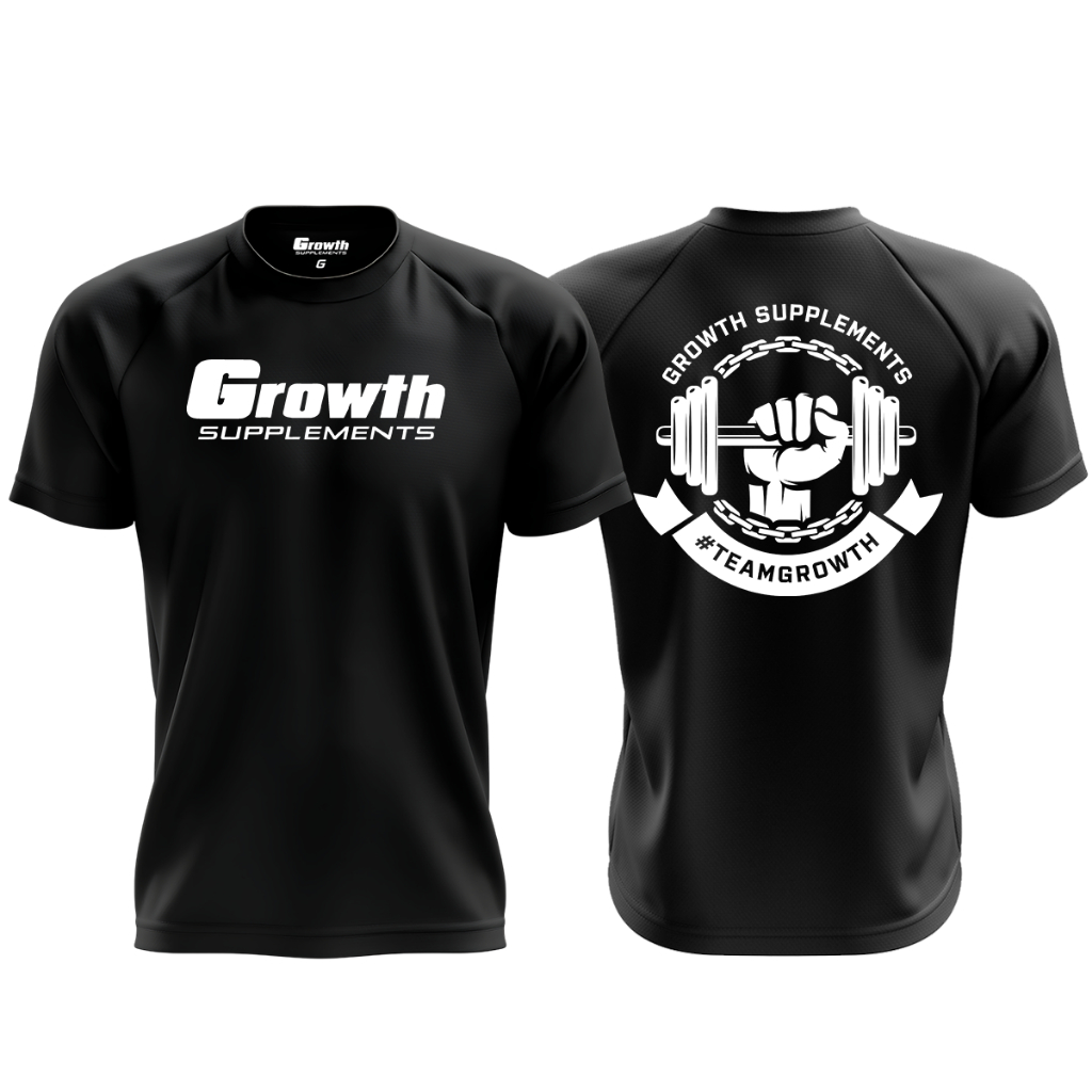 Camiseta Dry Fit Modelo Team Growth Academia Treino - Growth Supplements