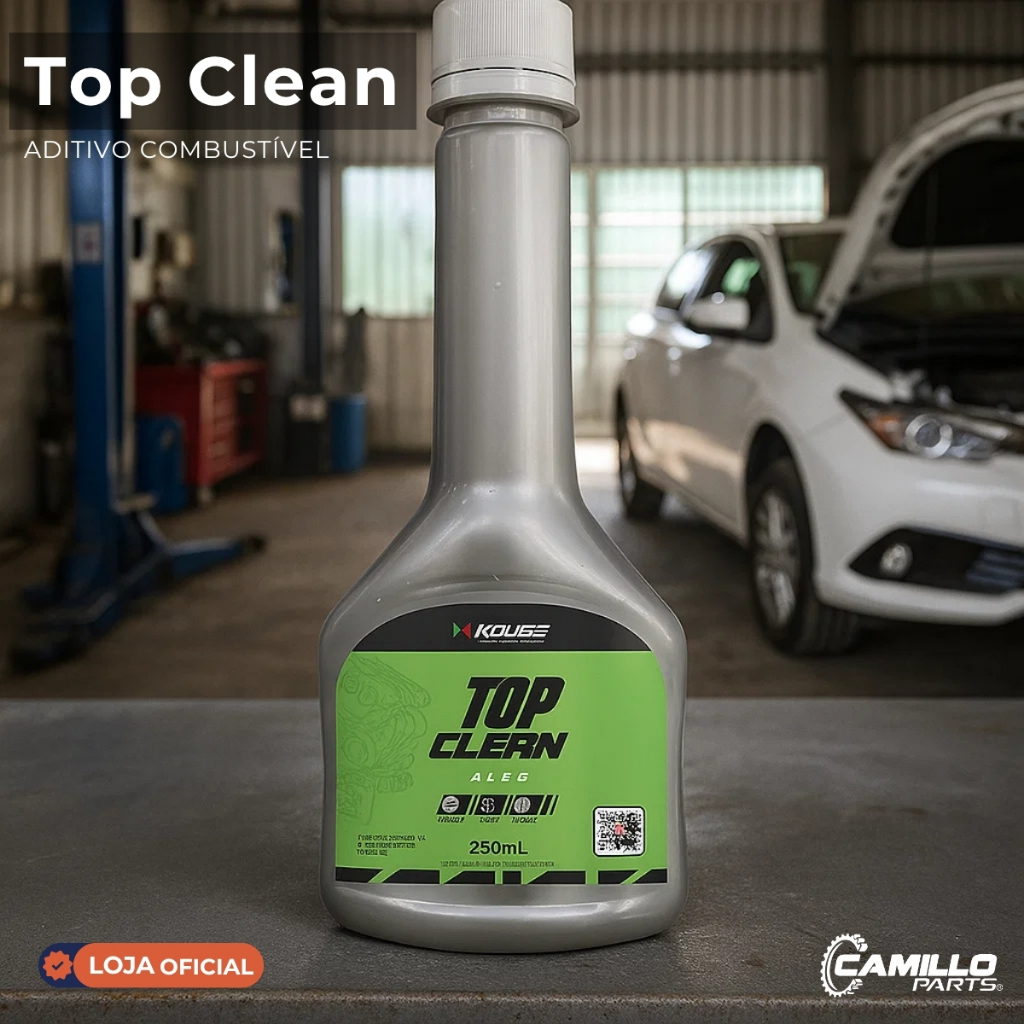 Aditivo Combustível Flex Koube Top Clean Flex 250ml Limpa Sistema