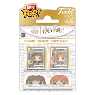 FUNKO BITTY POP HARRY POTTER - HERMIONE & RON WEASLEY 2-PACK (88917) NOVO ORIGINAL em Oferta na Shopee