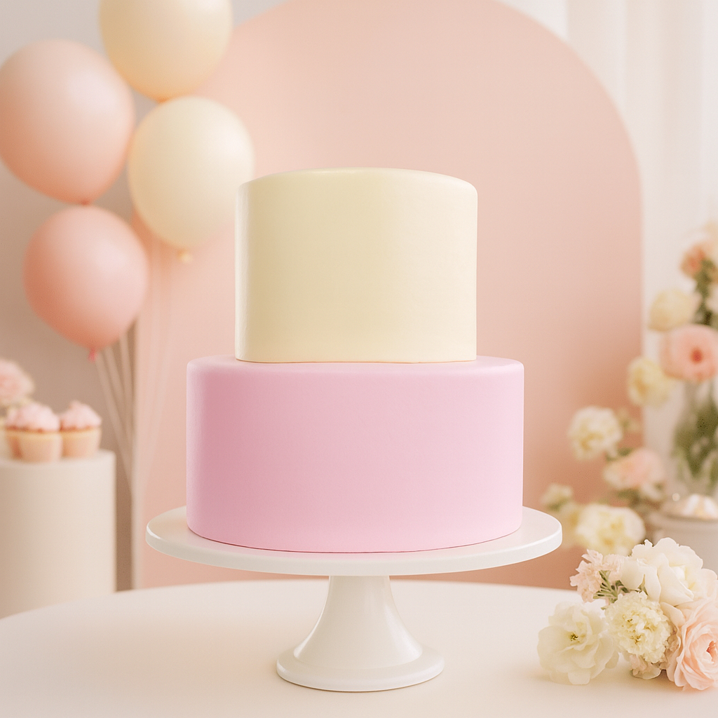 Base De Bolo Fake Maquete Encapado Em Eva - Cores Candy em Oferta na Shopee