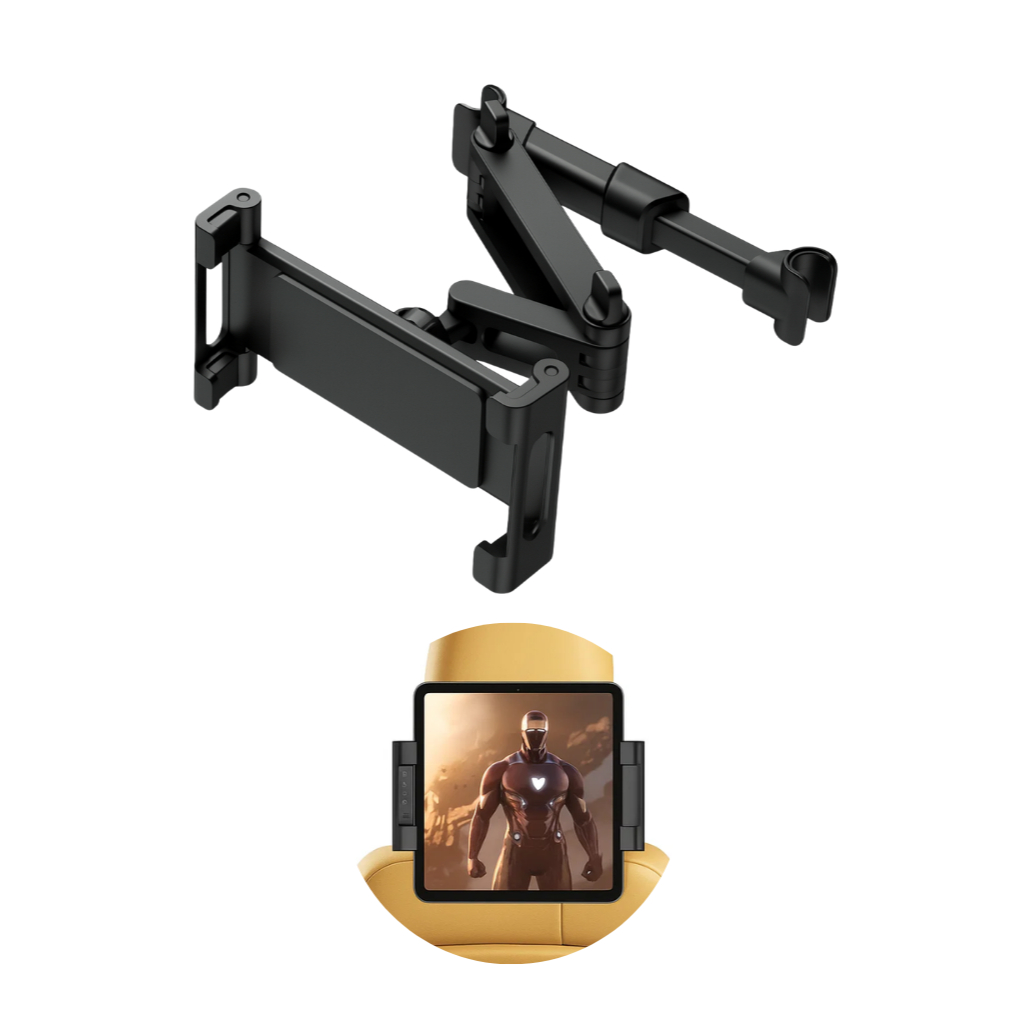 Suporte Veicular Universal para Tablet e Celular – Rotação 360°