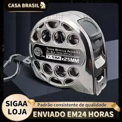 Fita métrica de aço inoxidável lavável e resistente a quedas de 5m 7.5m 10m trena