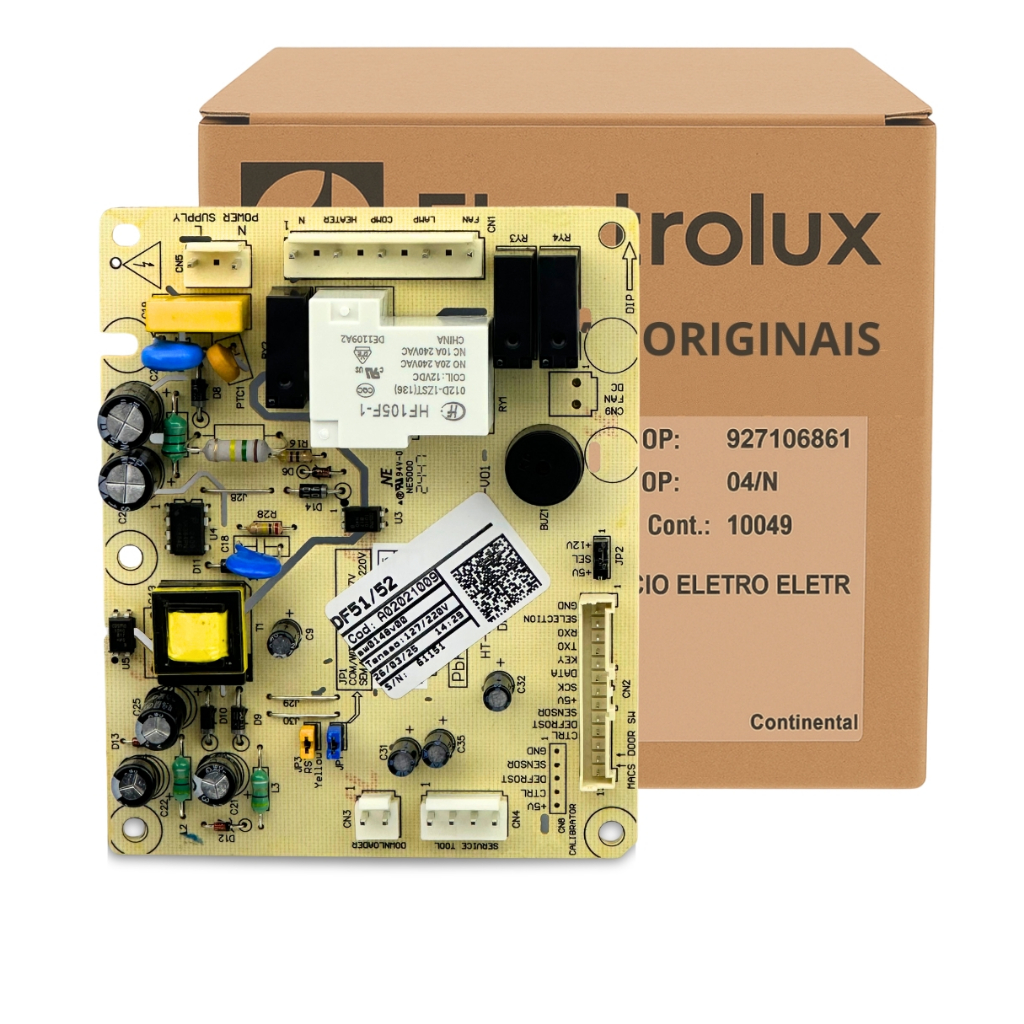 Placa Potência Original  A02021009  Geladeira Modelo Df51x Dw52x Dfw52 Df52 Df51 Df52x Dfn52