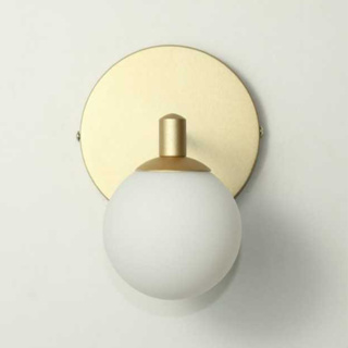 Arandela retrô industrial Jabuticaba com 1 globo de 8 cm em vidro soquete para lâmpada G9 Halopin em Oferta na Shopee