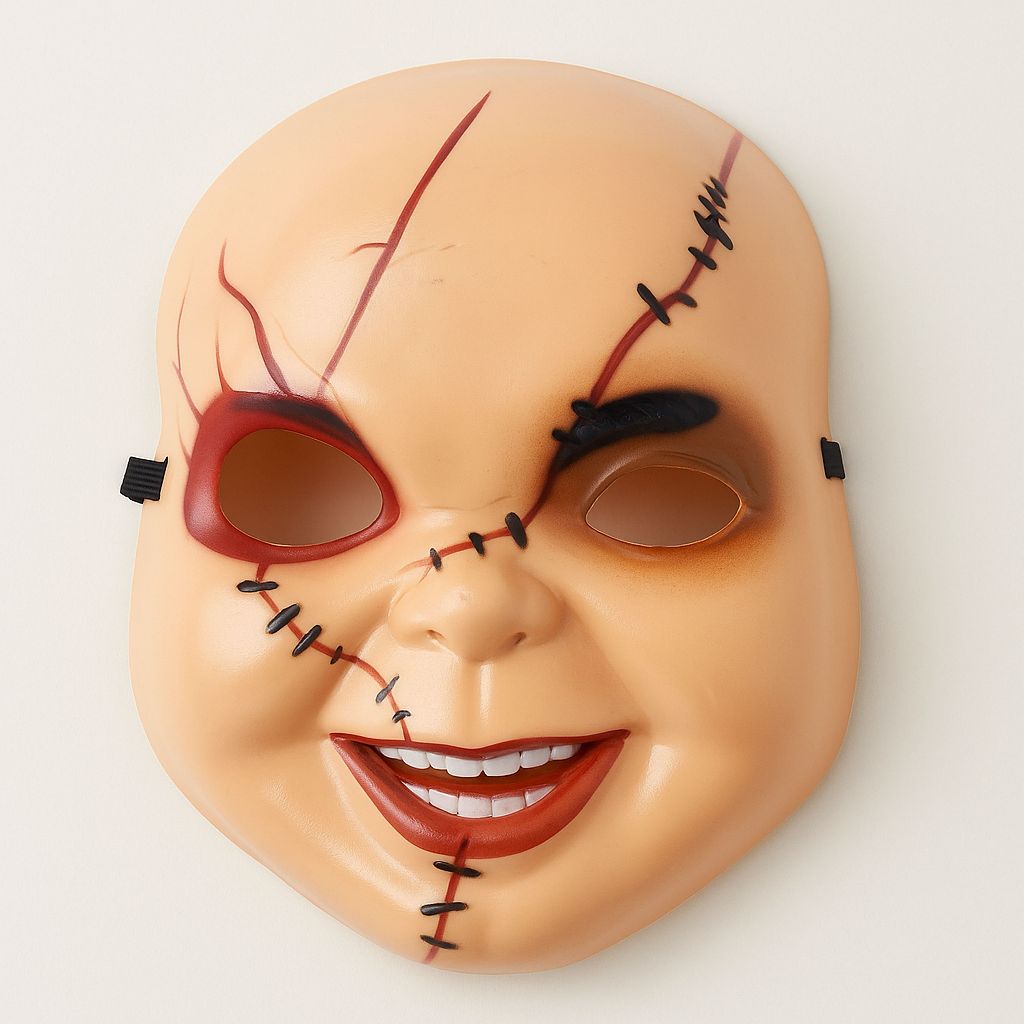 Máscara de Halloween Chucky Brinquedo Assasino Terror Cosplay Festa Halloween Dia Das Bruxas
