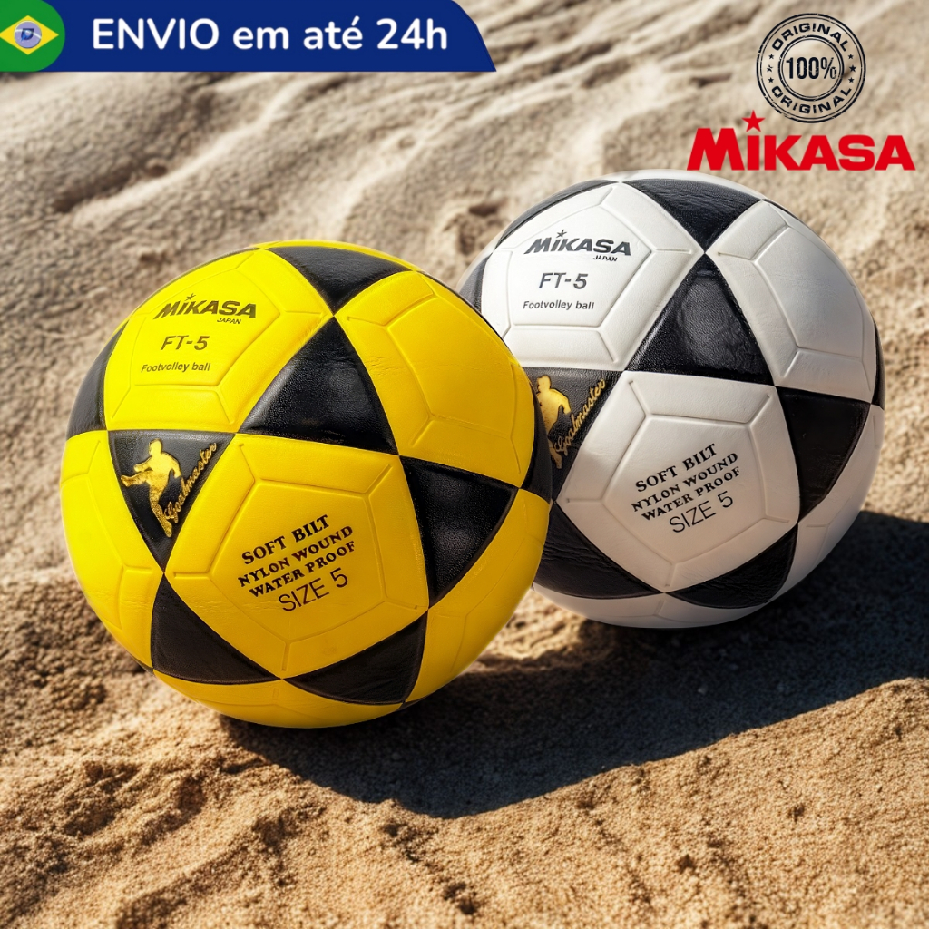 Bola Mikasa Ft5 Original Futevôlei Oficial Altinha Futmesa