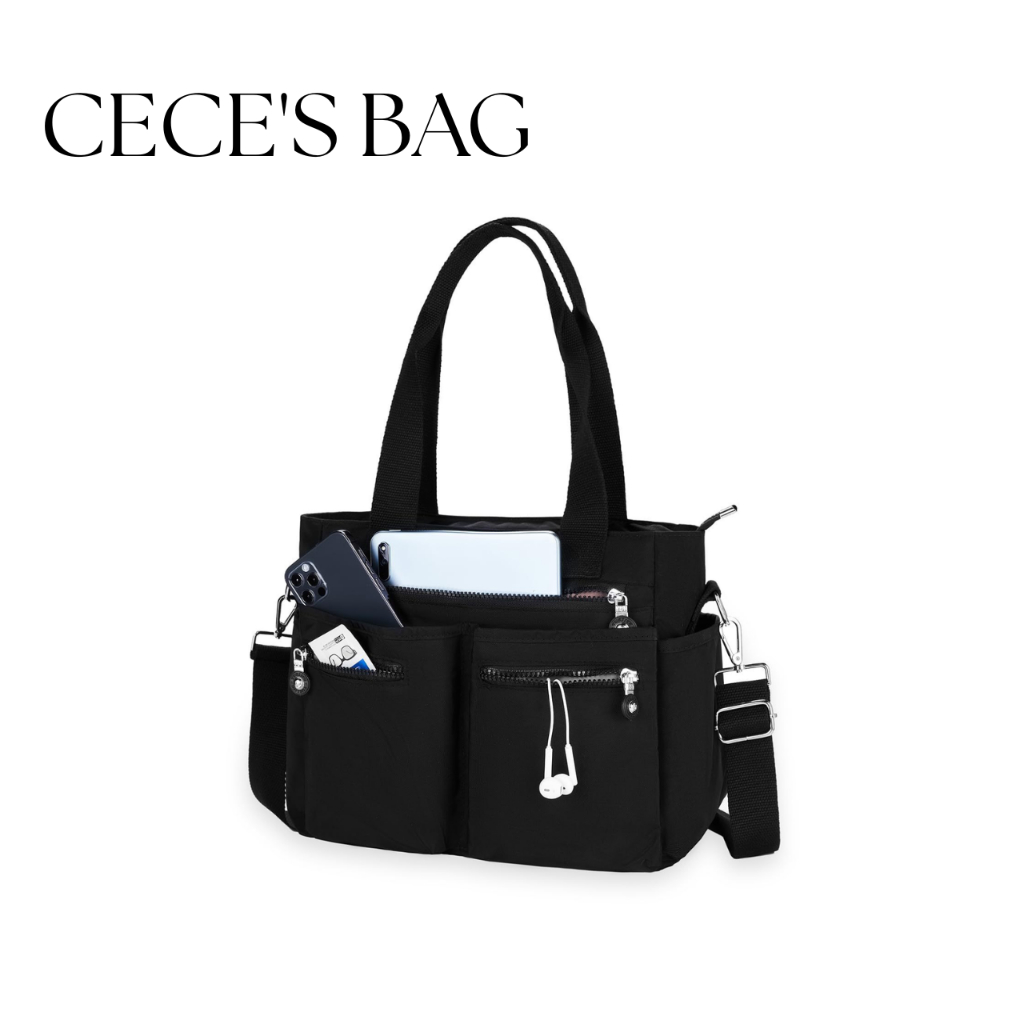 Bolsa Feminina Grande Tote de Ombro Nylon Impermeável Multiuso para Trabalho e Viagem em Oferta na Shopee