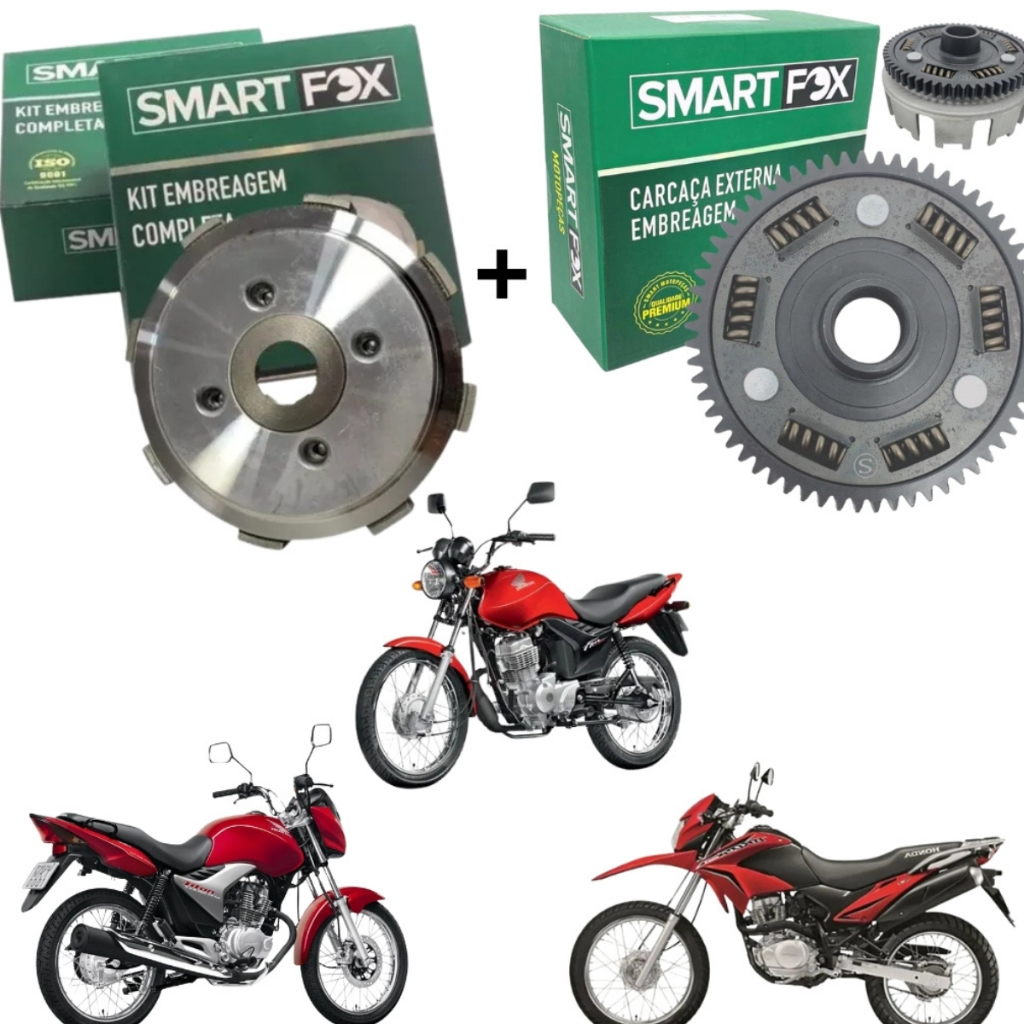 Kit Embreagem + Campana Embreagem Cg Titan 150 Es Esd Fan 09 em Oferta na Shopee
