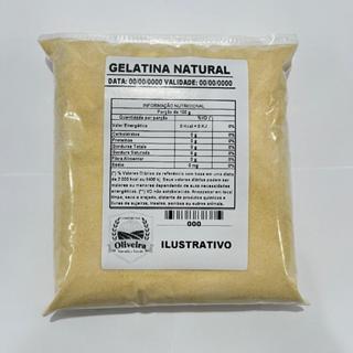 Gelatina Incolor Natural 500g 180 Bloom em Oferta na Shopee