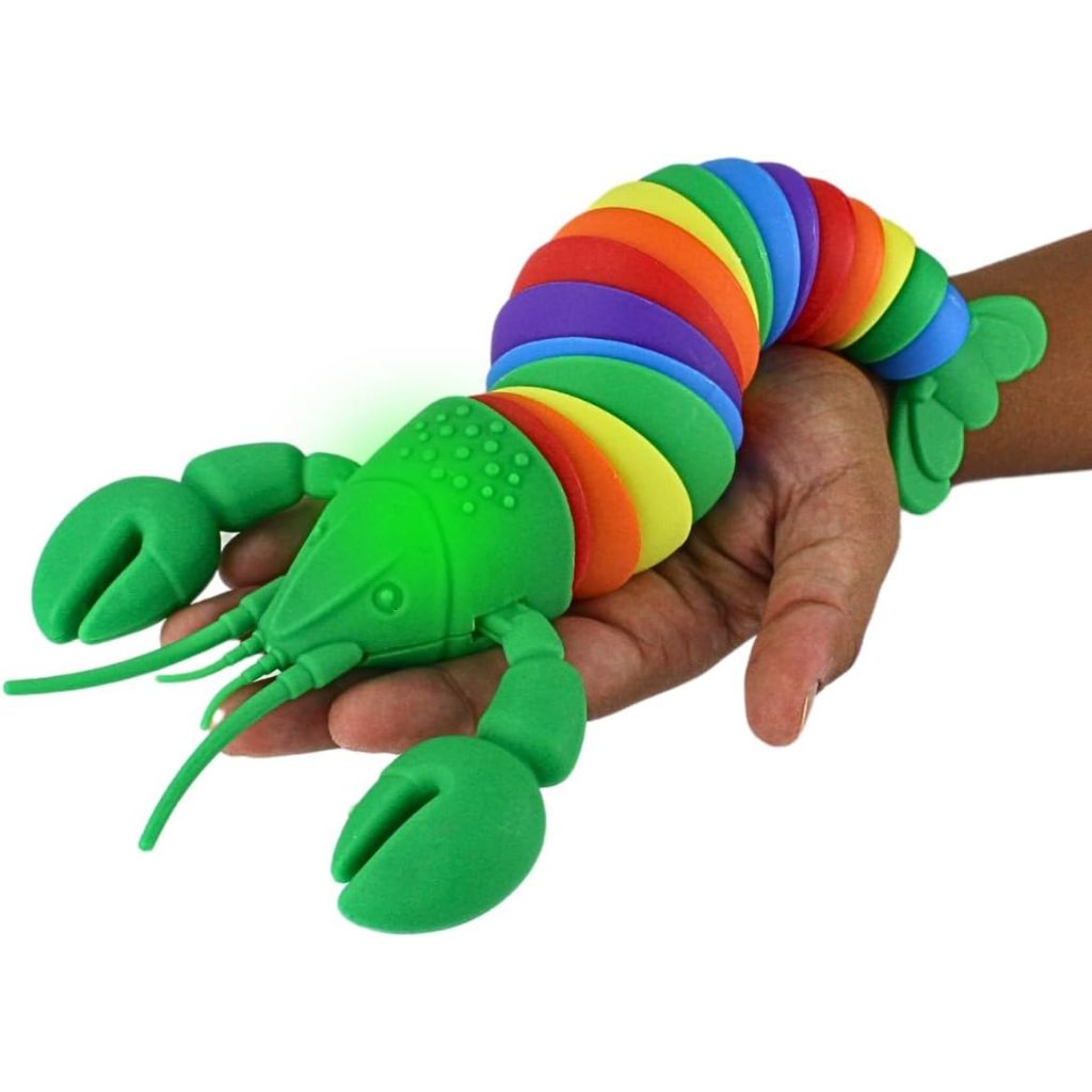 Fidget Toy Slug Lagosta Lagarta Lesma Articulada Brinquedos em Oferta na Shopee