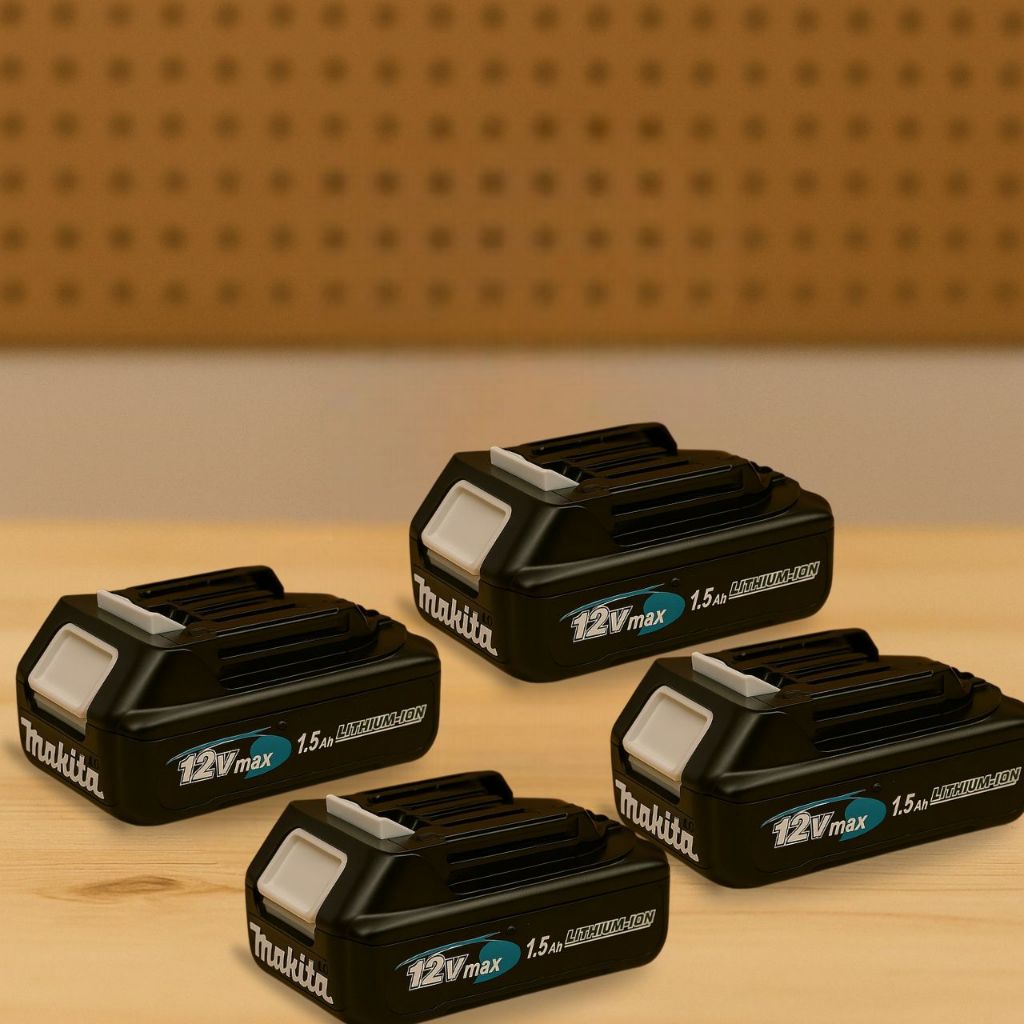 Kit 4 Baterias Íons de Lítio 12V 1.5Ah BL1016 197413-5 Makita em Oferta na Shopee