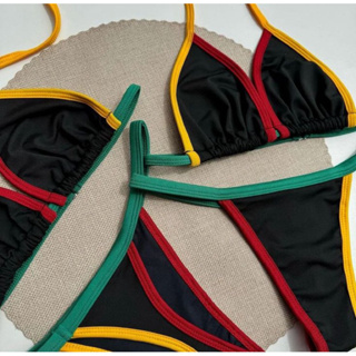 Biquíni Fita Reggae Feminino Bob Marley Jamaica Afro Marquinha em Oferta na Shopee