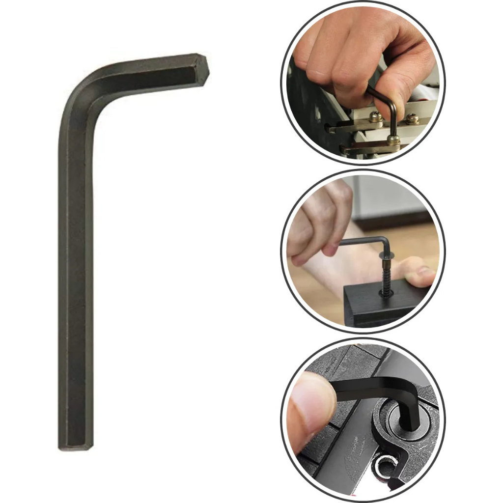 Chave Allen Hexagonal Curta 1/4 Polegadas - Sata
