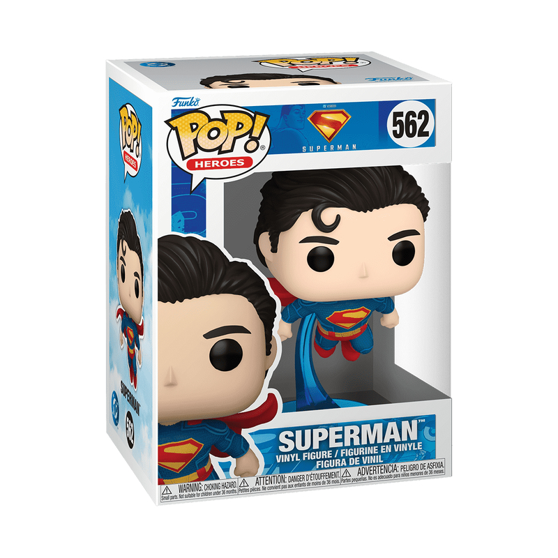 FUNKO POP HEROES DC SUPERMAN 2025 SUPERMAN 562 NOVO ORIGINAL
