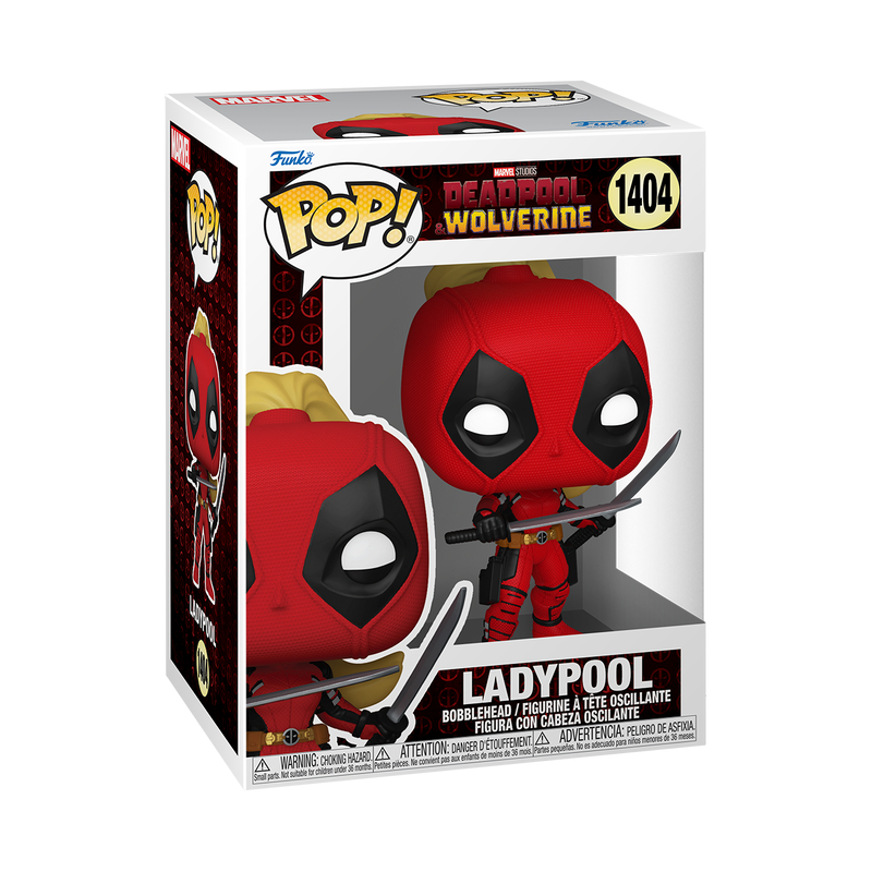 FUNKO POP MARVEL DEADPOOL & WOLVERINE LADYPOOL 1404 NOVO ORIGINAL em Oferta na Shopee