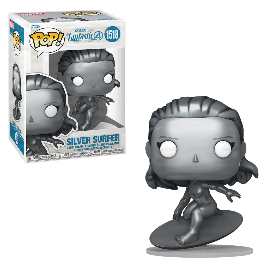 FUNKO POP MARVEL THE FANTASTIC FOUR: FIRST STEPS - SILVER SURFER 1518 NOVO ORIGINAL em Oferta na Shopee