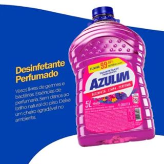 Desinfetante 5L Perfumado Florata Concentrado Alto Rendimento Casa Limpa e Cheirosa Para Pisos em Oferta na Shopee