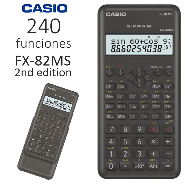 Calculadora Científica FX-82ES Plus fx 82 es 252 Funçoes Original