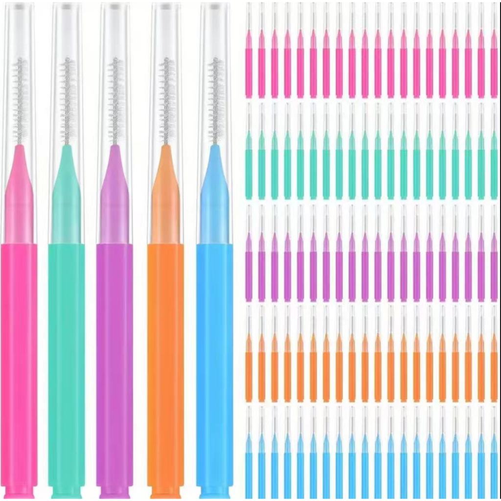 60 Escovas Interdentais para Higiene Bucal Limpeza Dental