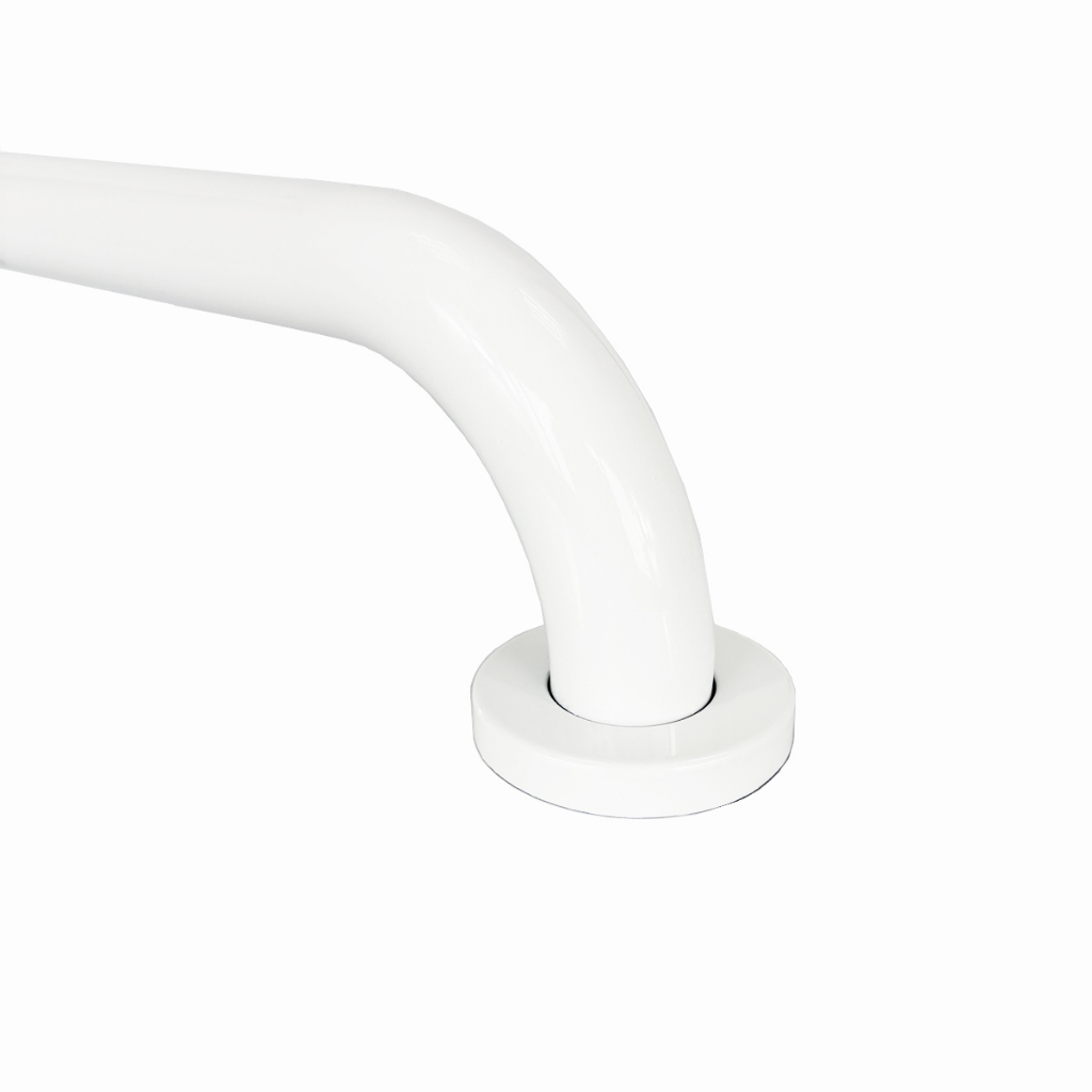 Barra de Apoio Reta em Alumínio Branca 40 cm