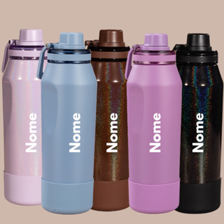 Garrafa Térmica da Virginia 950ml Inox Parede Dupla | Com Tampa Antivazamento e Capa Silicone em Oferta na Shopee