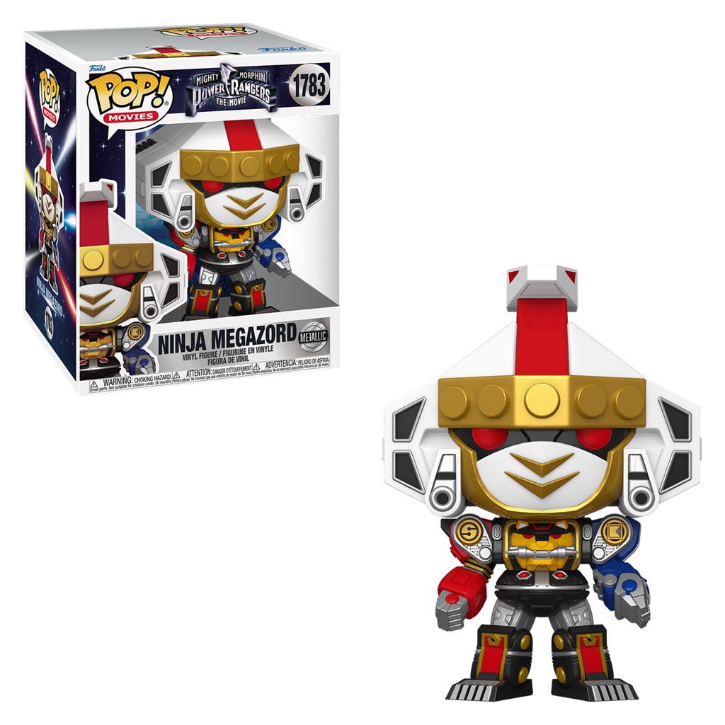 FUNKO POP MOVIES MIGHTY MORPHIN POWER RANGERS THE MOVIE SUPER SIZED - NINJA MEGAZORD 1783 NOVO ORIGINAL