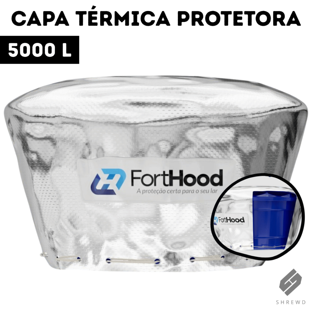 Capa Protetora Térmica De Polietileno Para Caixa D’Agua 5000 Litros