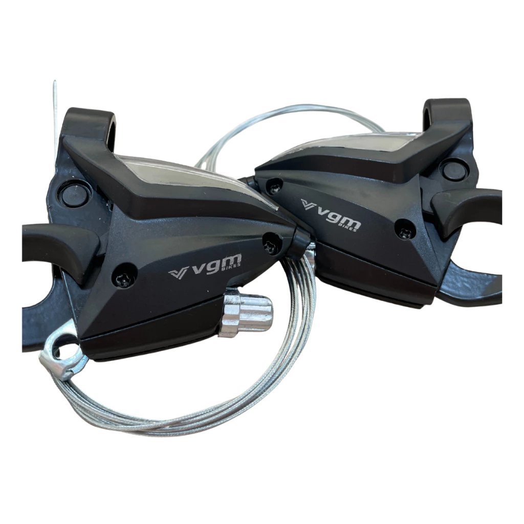 Par Alavanca Bicicleta 21v Tipo Shimano Com Manete Aluminio Vgm Mtb Bike
