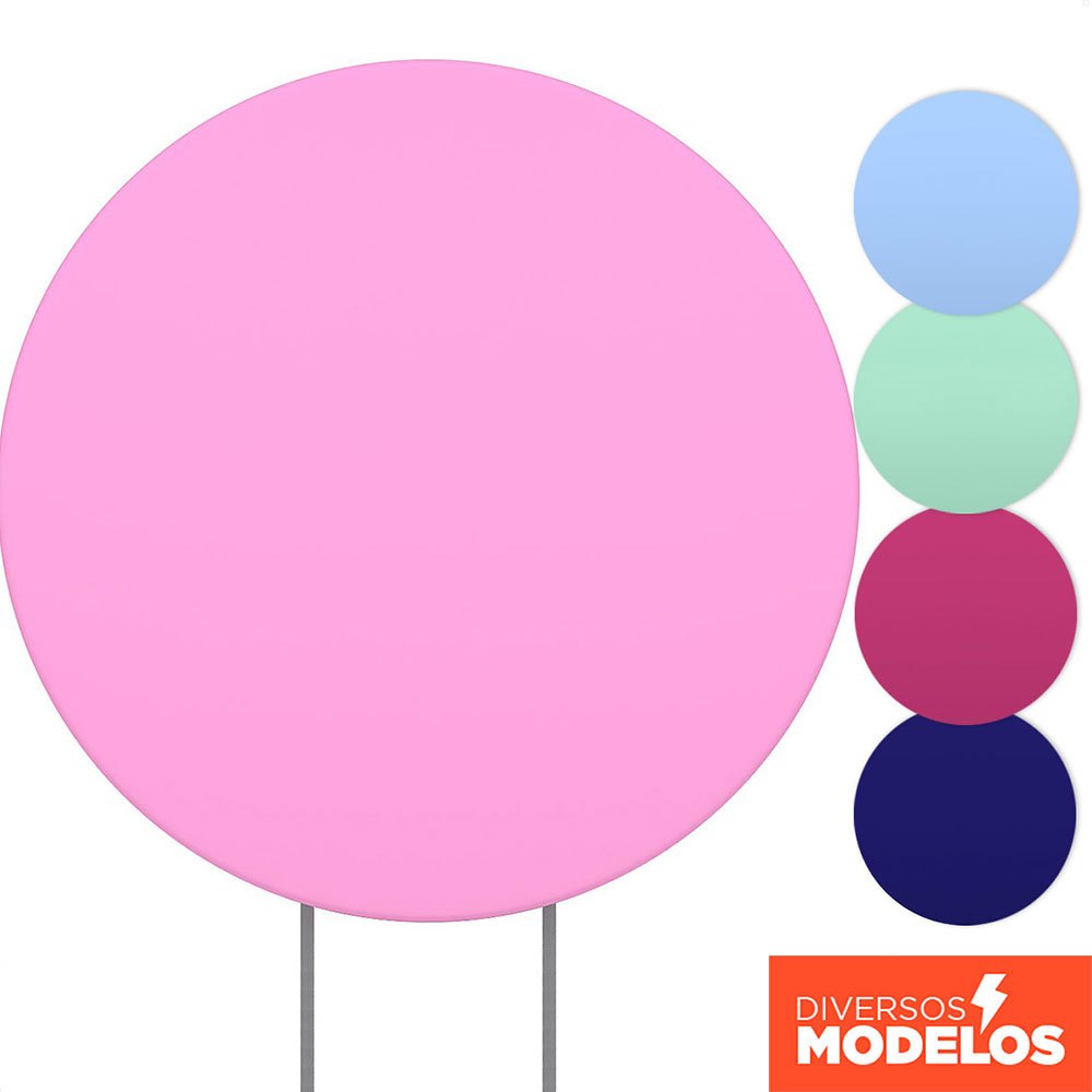 Capa Painel Redondo 1,50m Cores Lisas Tecido Sublimado Com Elástico Decorativo - Várias Cores em Oferta na Shopee
