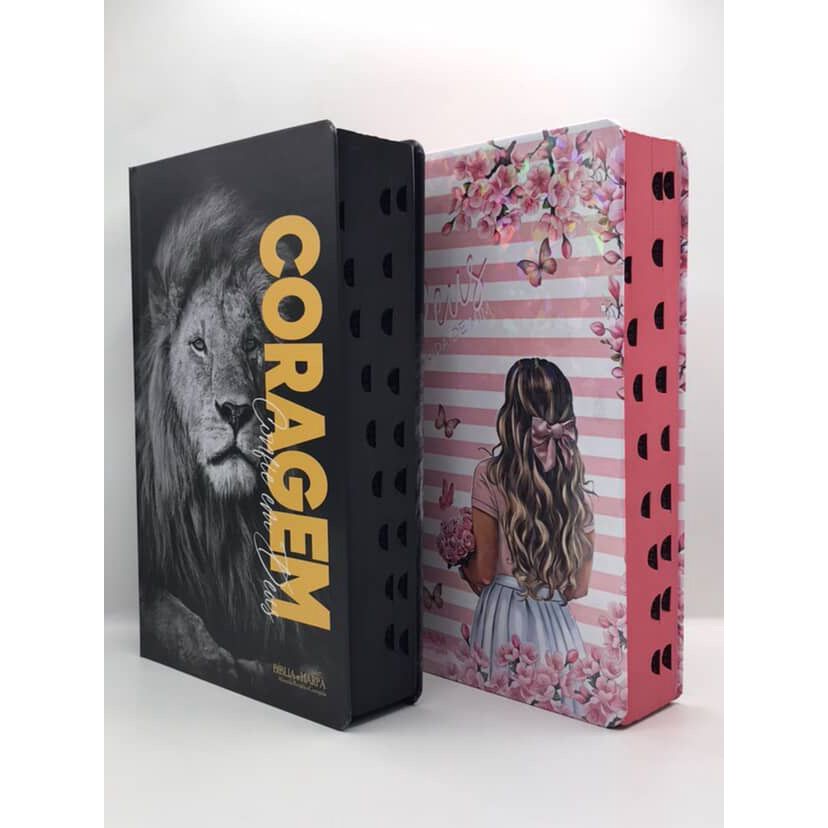 Kit 2 Bíblias  Sagrada Tamanho Grande Capa Dura Com Haarpa Palavras de Jesus em Vermelho (Kit 65))) em Oferta na Shopee