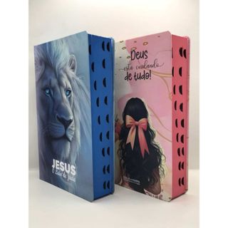 Kit 2 Bíblias  Sagrada Tamanho Grande Capa Dura Com Harpa Palavras de Jesus em Vermelho (Kit 66) em Oferta na Shopee
